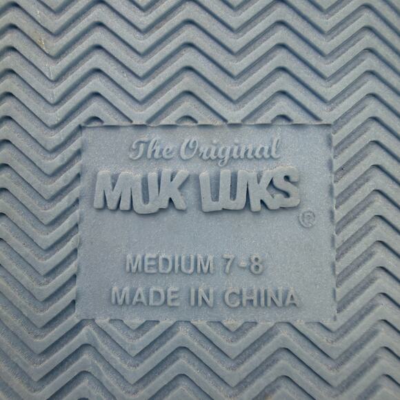 MUK LUKS Women’s Marsai Molly Slipper Powder Blue Size M (7–8) - Picture 7 of 9